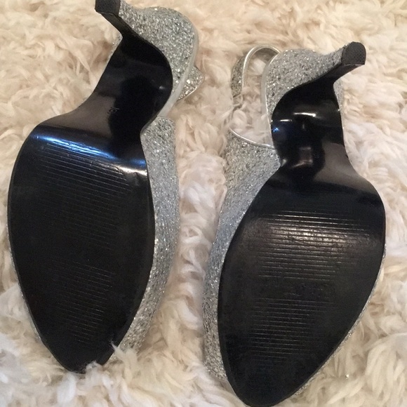 Lulu Townsend Silver Shoes - Picture 3 of 5